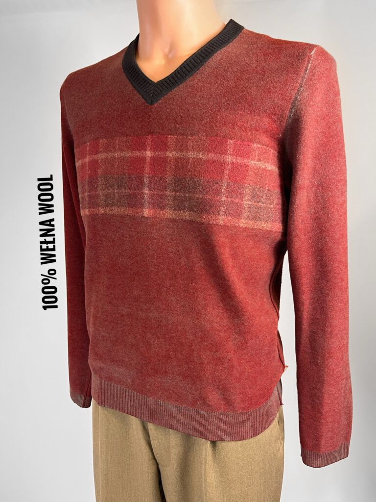 Wełniany sweter inside out premium