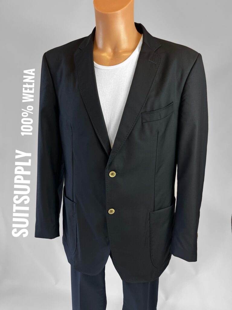 Granatowa marynarka Suitsupply wełniana